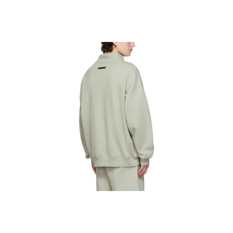 Fear Of God Essentials Ssense Exclusive Mock Neck Sweatshirt-5