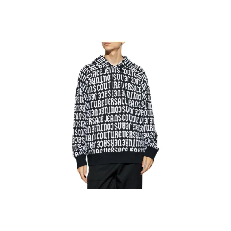 VERSACE JEANS Logo print Hoodie-3
