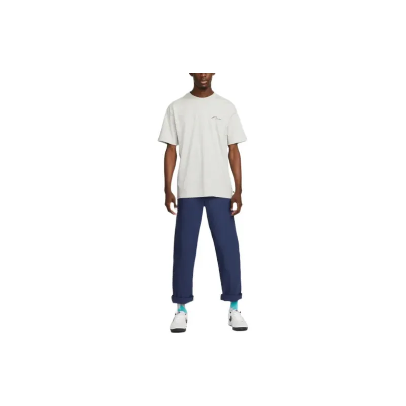 Nike Drop Shoulder Sleeve T-Shirt Men's Light Gray-5