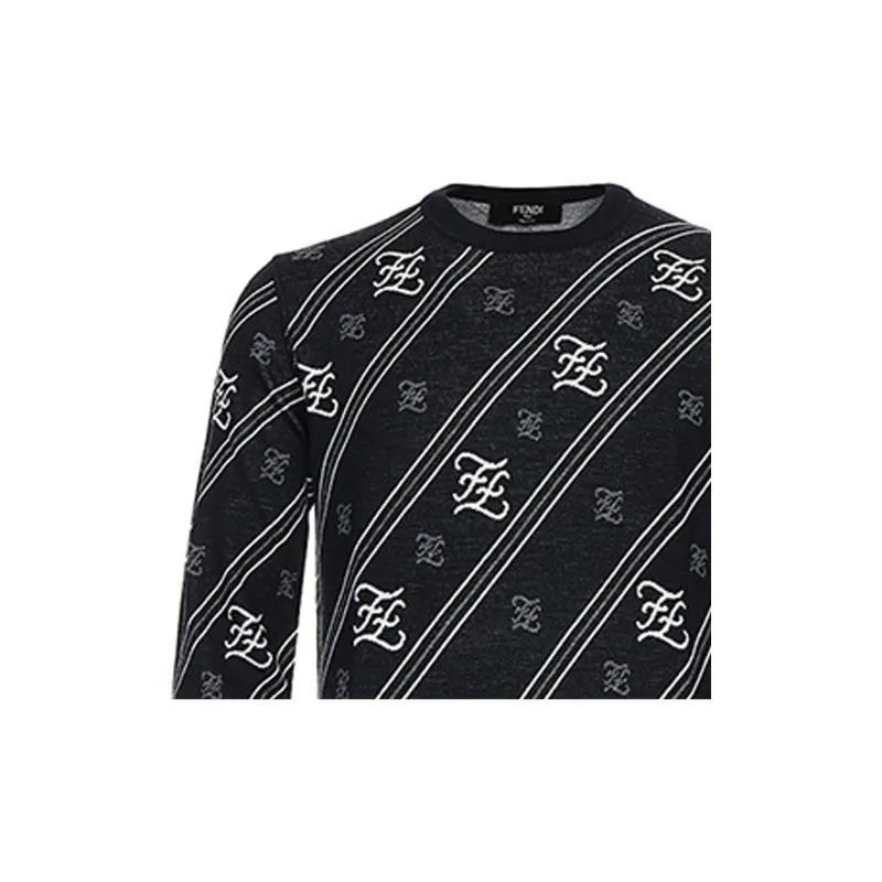 FENDI Sweaters Men Black-3