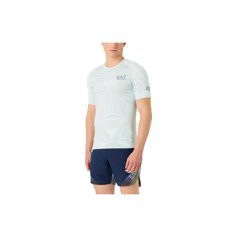 EMPORIO ARMANI Logo print Stretch T shirt-3