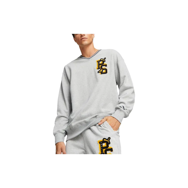 PUMA X STAPLE Co brand Sweatshirts Men Light Mixed Gray-1