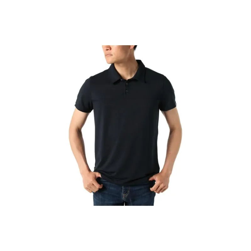 MAMMUT Trovat Polo Shirts Men Black-3