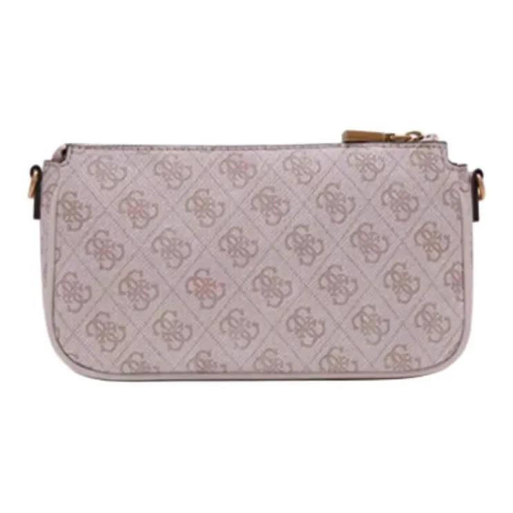 GUESS Artificial Leather Portable Crossbody Bag Shoulder Bag Medium Size Women's Light Pink-3
