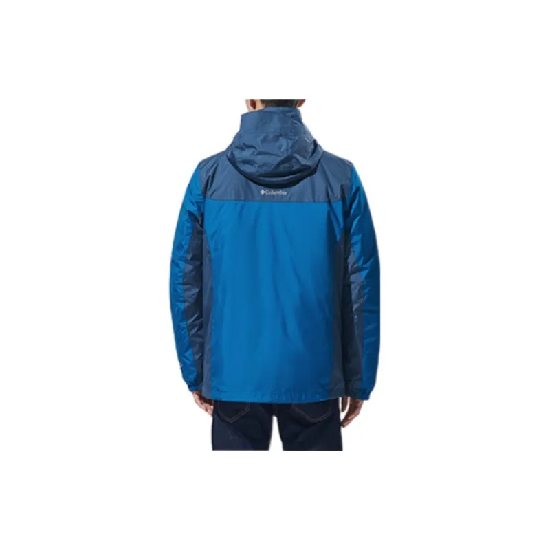 Columbia Down Jacket Men's Blue-3