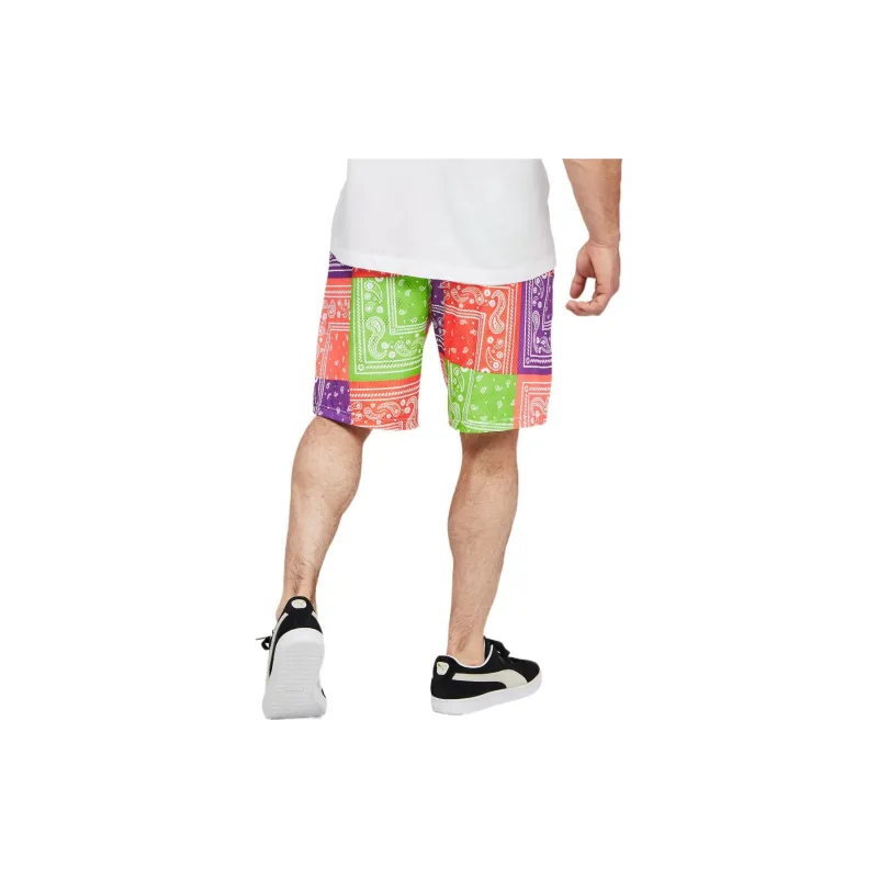 PUMA FIT Casual Shorts Unisex Red Green-4