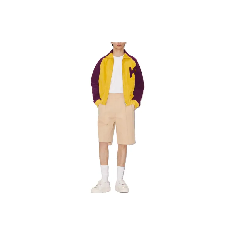KENZO Casual Shorts Men Khaki-2