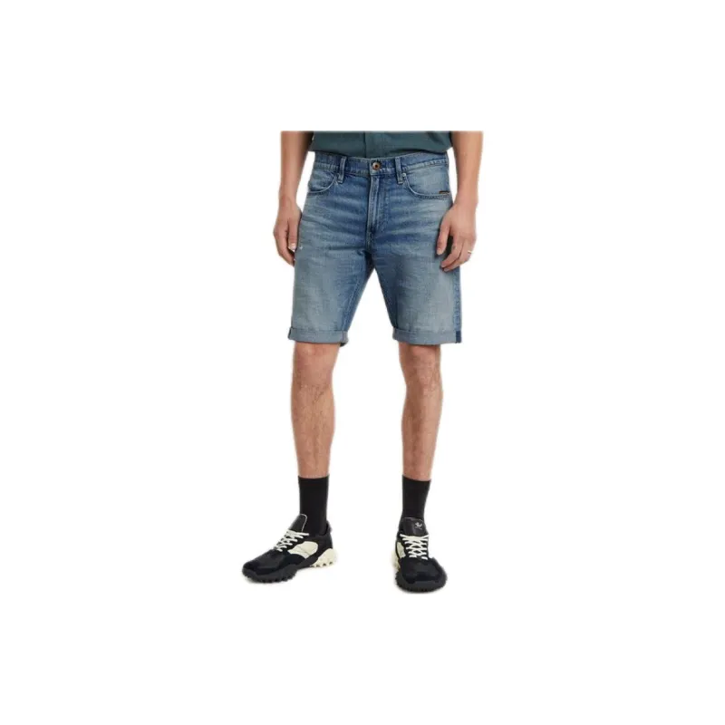 G STAR RAW Denim Shorts Men's Blue-1