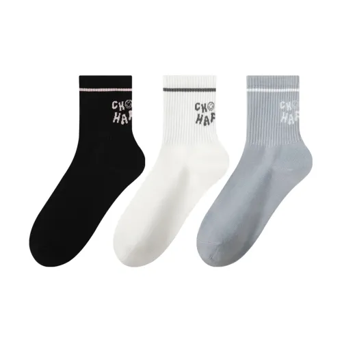 MIIOW Trend Party Series Mid-Calf Socks Women's 3 Pack