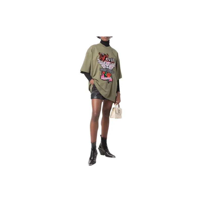 Vetements T-Shirts Unisex Green-1