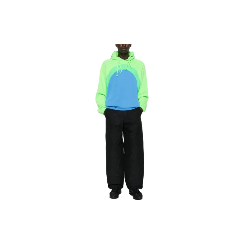 ERL Rainbow Bouclé Cotton Hoodie-1