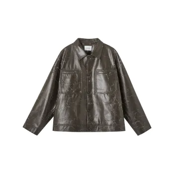 EARL JOEL Jackets Coats Men's Olive Branches
