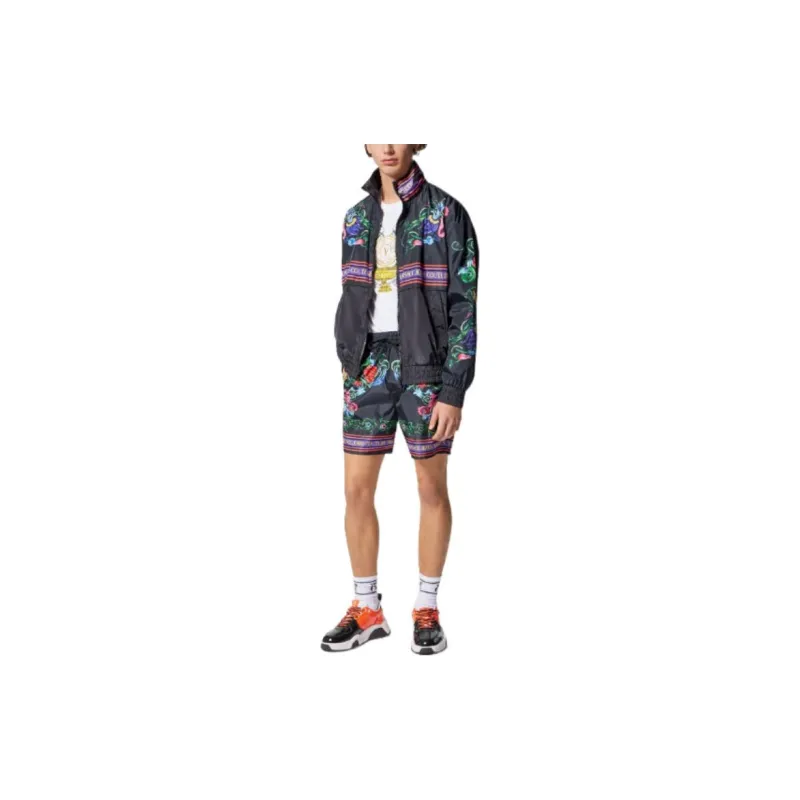 VERSACE JEANS COUTURE Casual Shorts Men Black-3