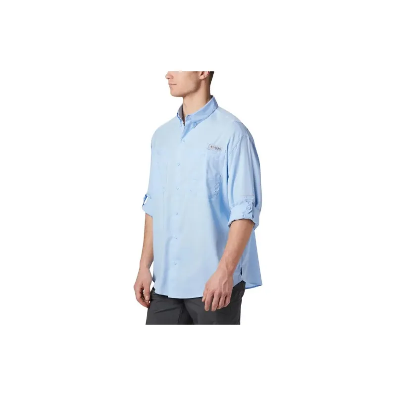 Columbia PFG Tamiami II Long Sleeve Shirt Shirt Men's Light Blue-2