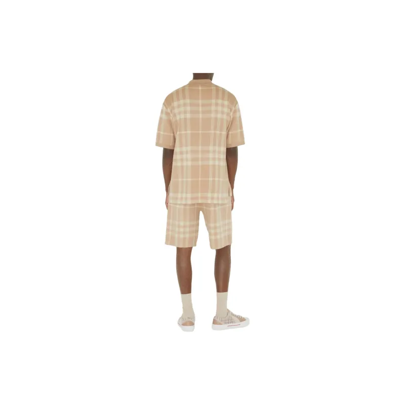 Burberry Polo Shirts Men Khaki-2