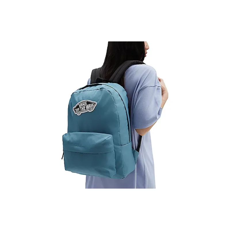 Vans Polyester Backpack Regular Men's Blue-3