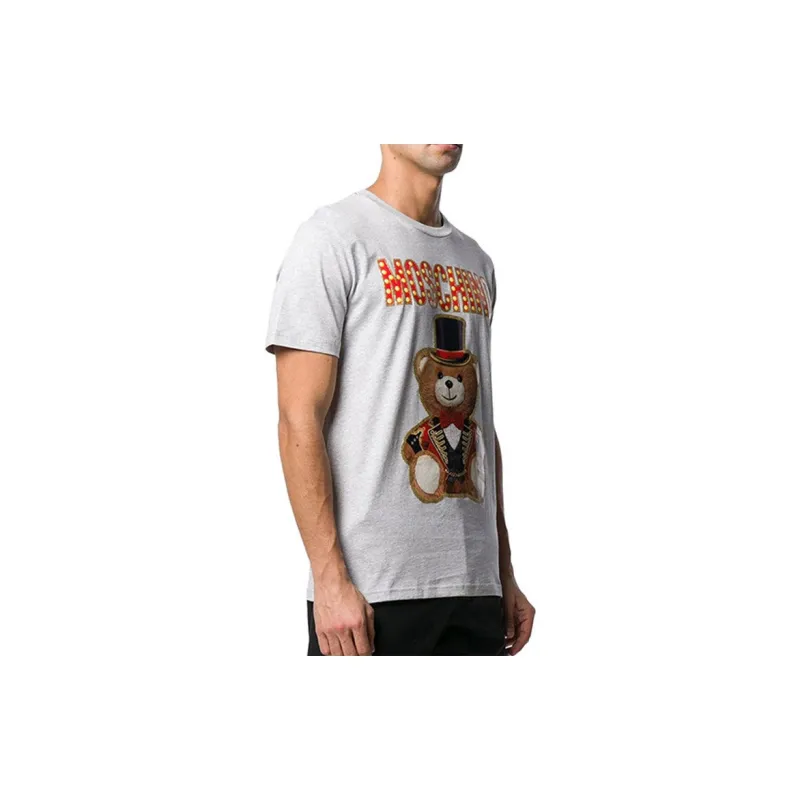 MOSCHINO T Shirts Men Gray-4