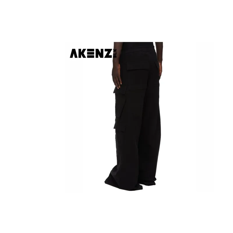 Rick Owens DRKSHDW Cargobelas Drawstring waist Trousers-3