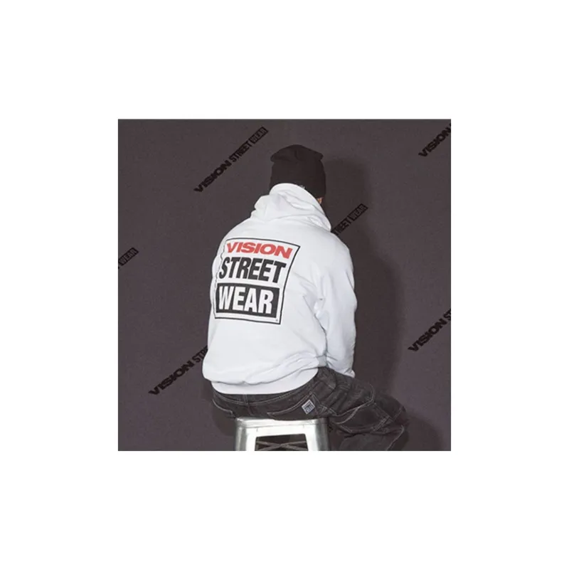 Vision Street Wear Sweatshirt Unisex White-3