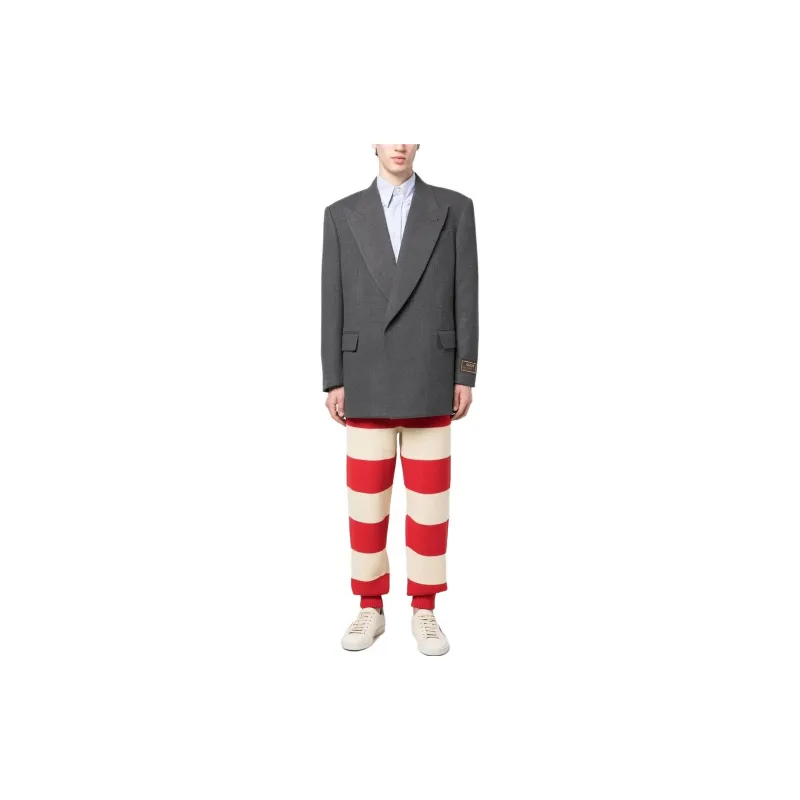 GUCCI Knitted Sweatpants Men Red-1
