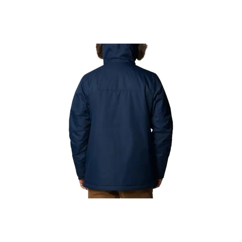 Columbia Leif Trail Parka Coats Men Blue-2