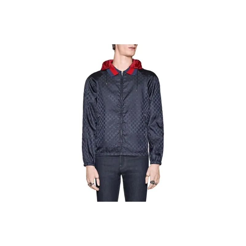 GUCCI Jackets Men Dark Blue-1