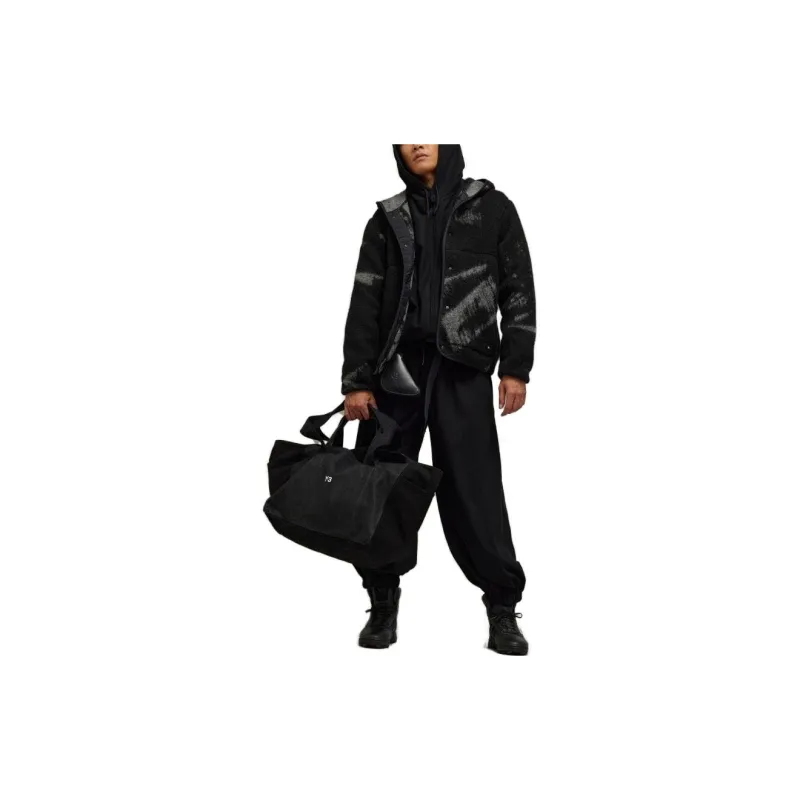 Y 3 Velvet Jackets Unisex Black-1