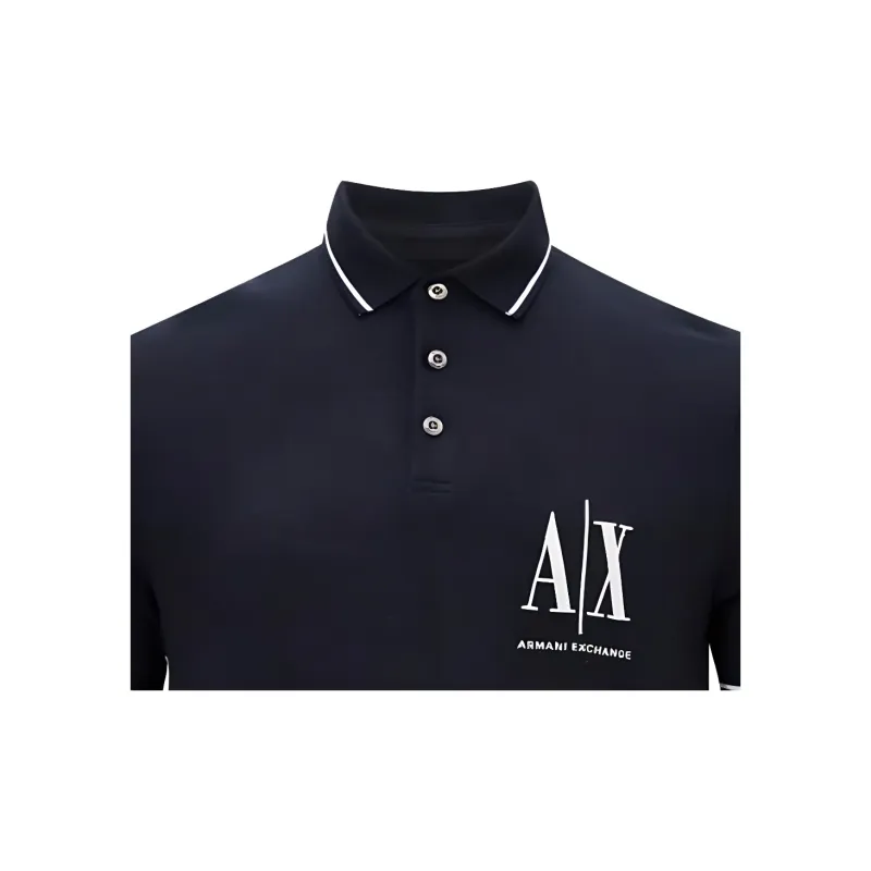 ARMANI EXCHANGE Polo Shirt Men's Blue-7