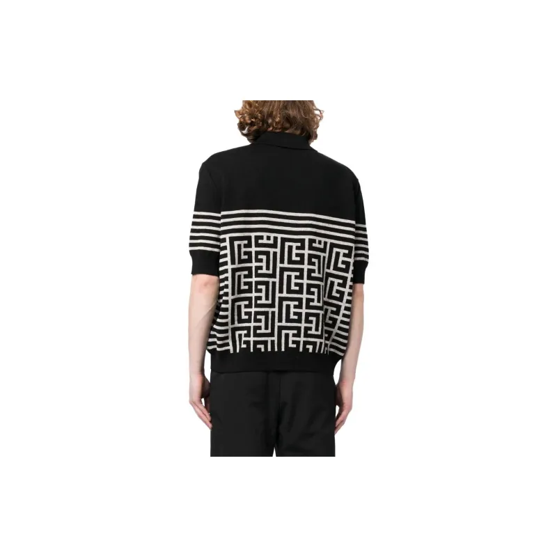 BALMAIN Sweaters Men Multicolor Black & White-2