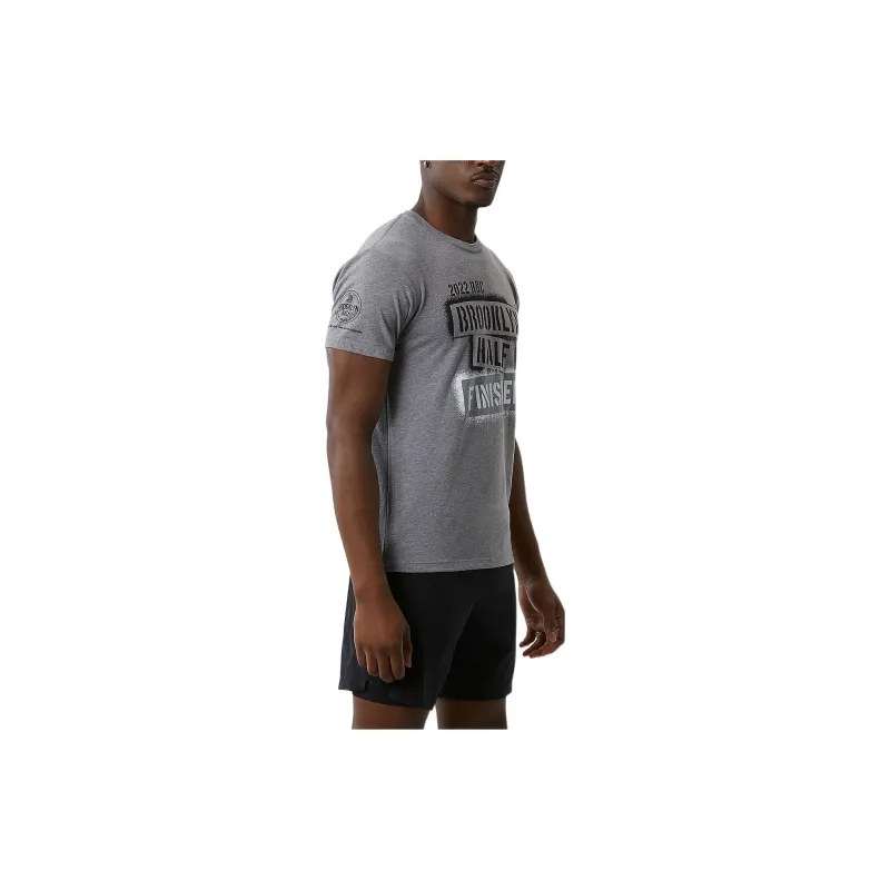 New Balance RBC Brooklyn Half T-Shirts Men Gray-3