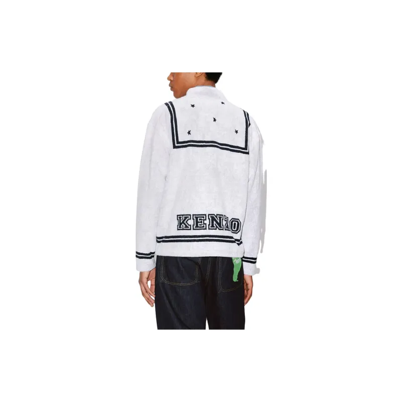KENZO Sweaters Men Gray White-2