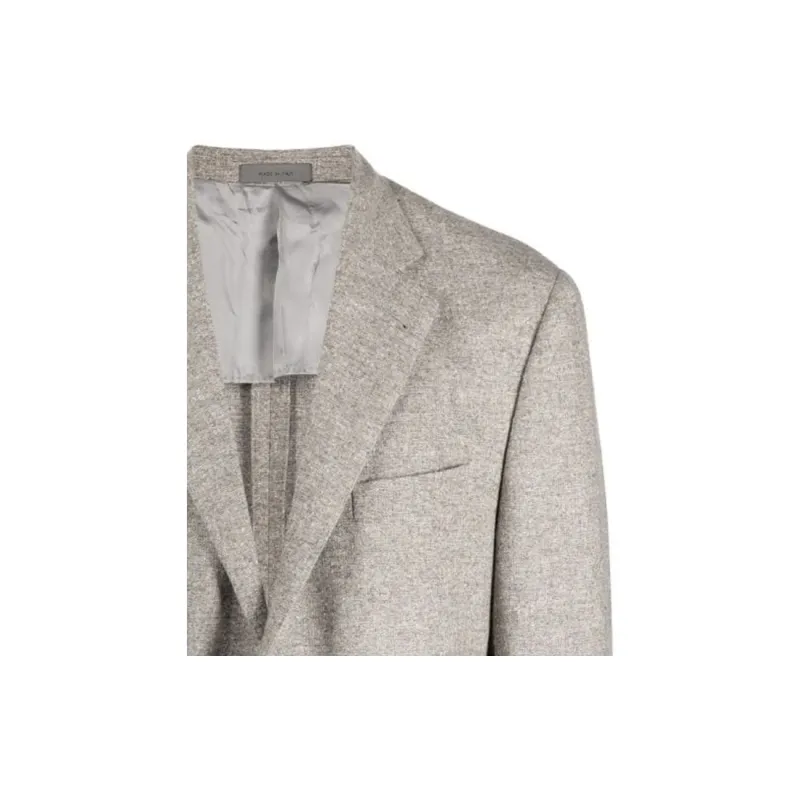 Corneliani Single breasted Virgin wool Blend Blazer-2
