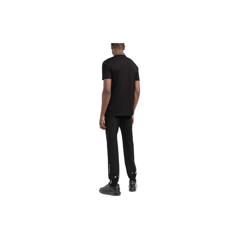 VERSACE Polo Shirts Men Black-2