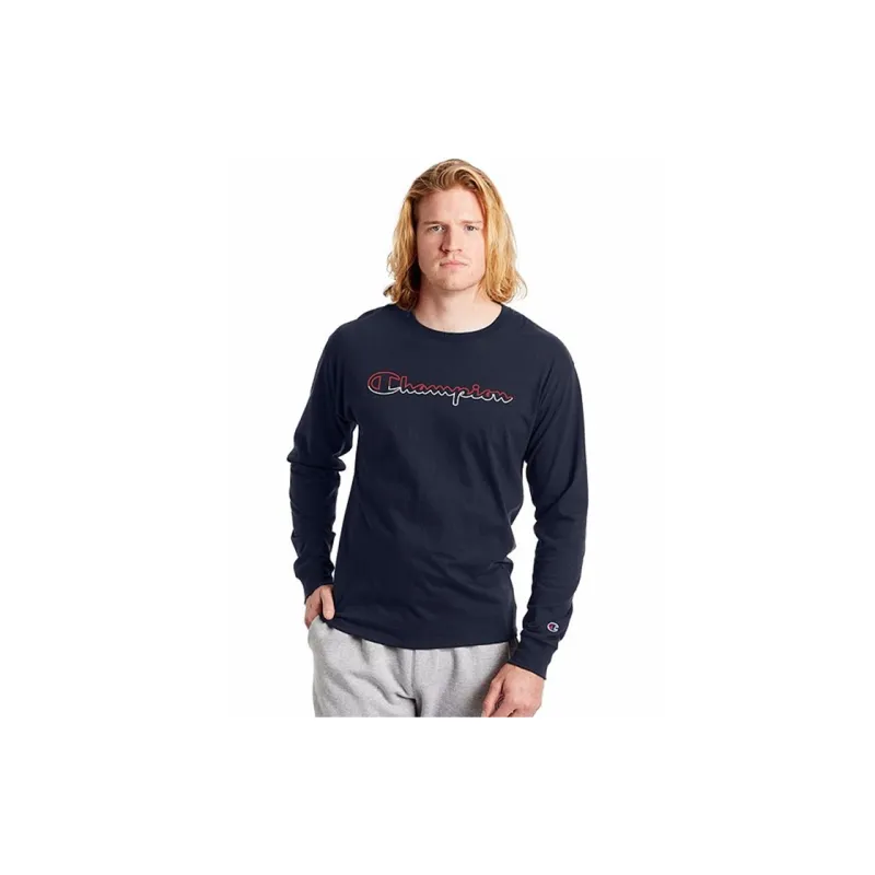 Champion Sweatshirt US Version Unisex Navy Blue-2