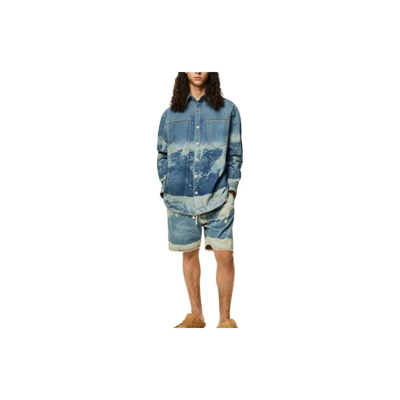 LOEWE X Paula's Ibiza Surf print Shirt-1