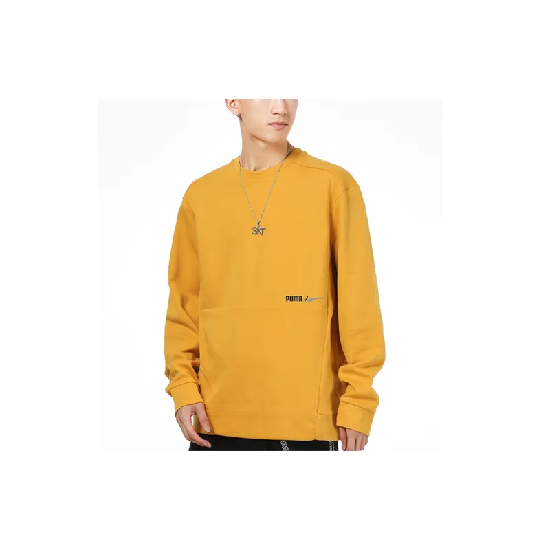 PUMA Sweatshirts Men Earth Yellow-3