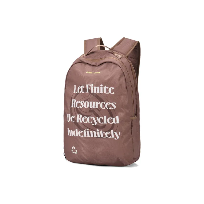 FINITE LOOP Bote Bottle Eco Friendly Fabric Backpack Regular Unisex Brown-1