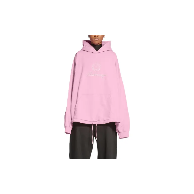 Balenciaga FW22 Sweatshirt Unisex Pink-3