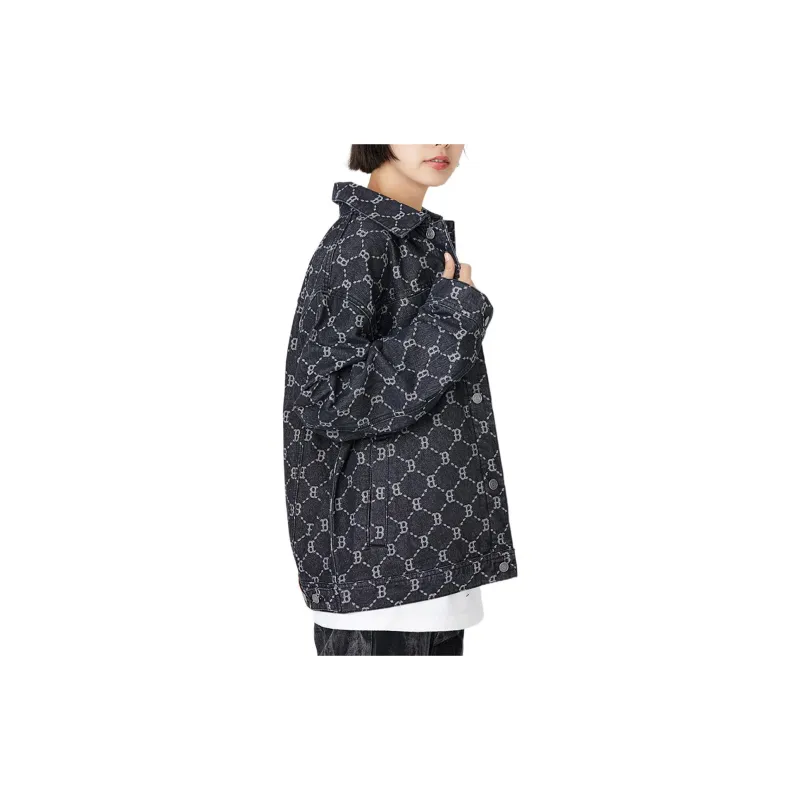 MLB Old Flower Jackets Unisex Black-5
