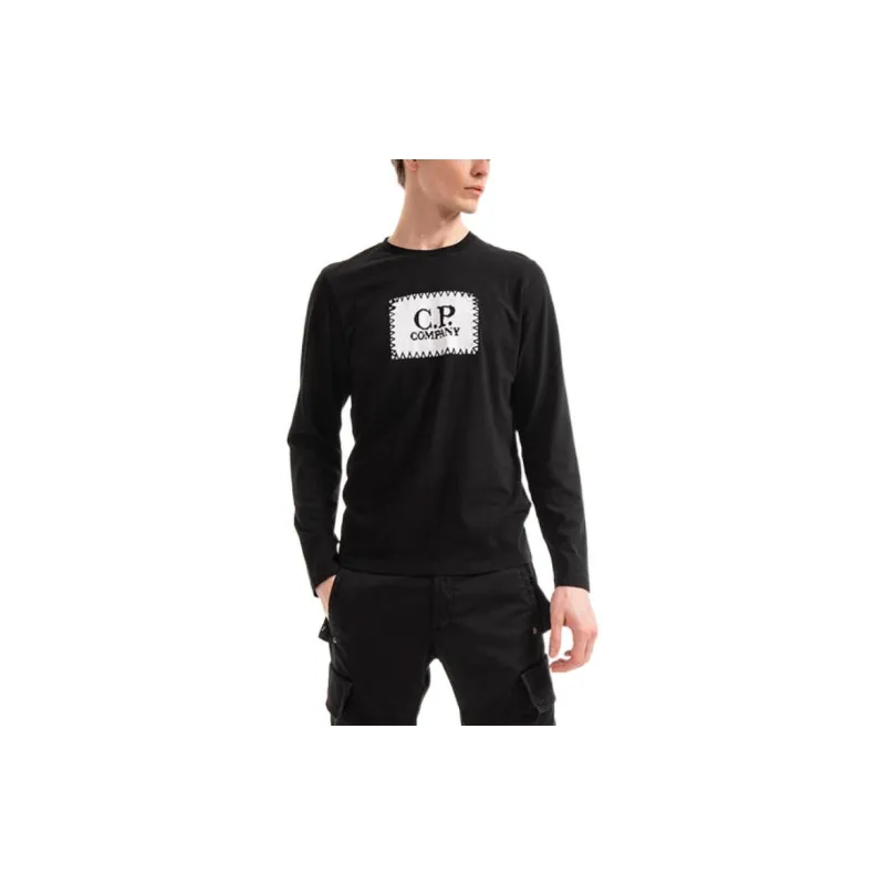 C.P.Company Logo print Long sleeve T shirt-3