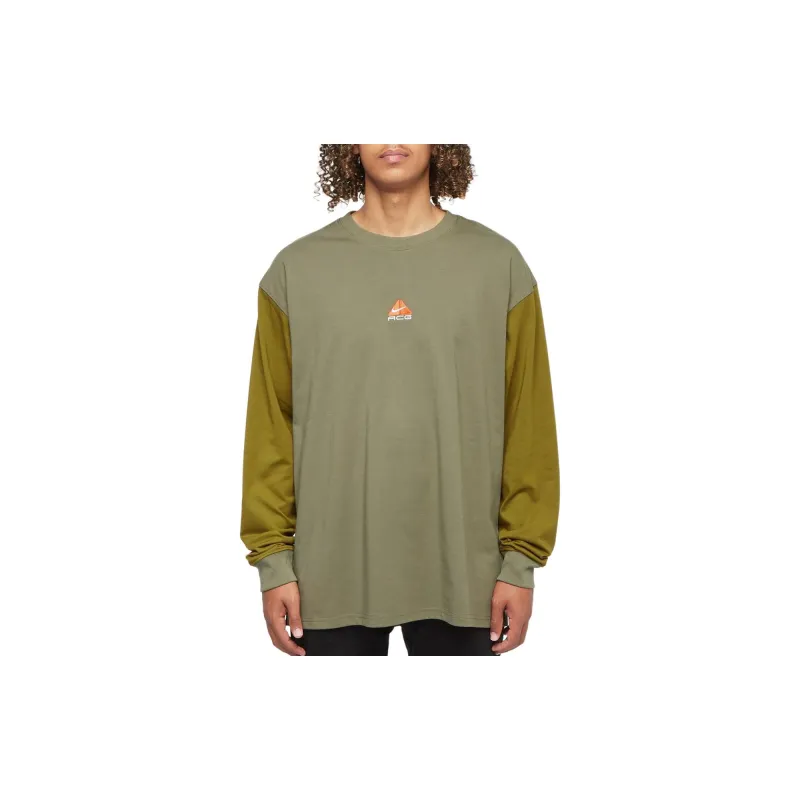 Nike T Shirts Men Dark Green-3