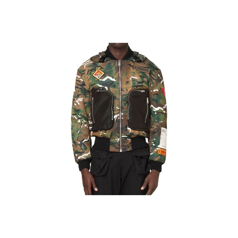 HERON PRESTON Jackets Men Green-3