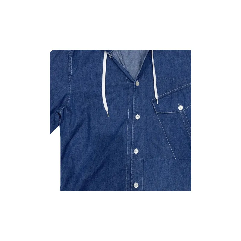 HERMES SS23 Denim Jacket Men's Blue-3