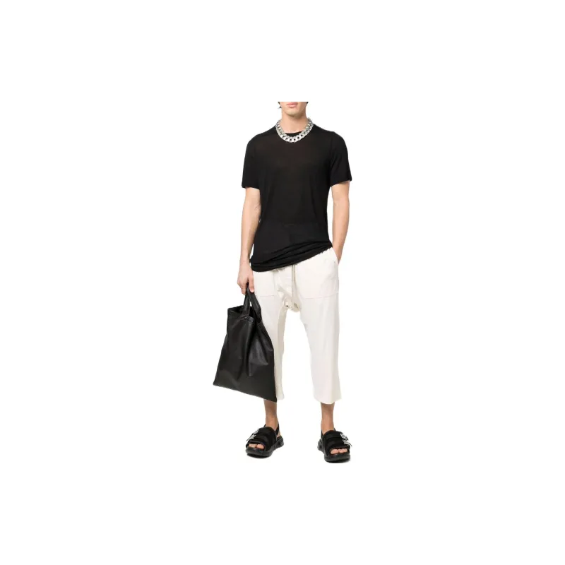 Rick Owens DRKSHDW Knitted Sweatpants Men White-2