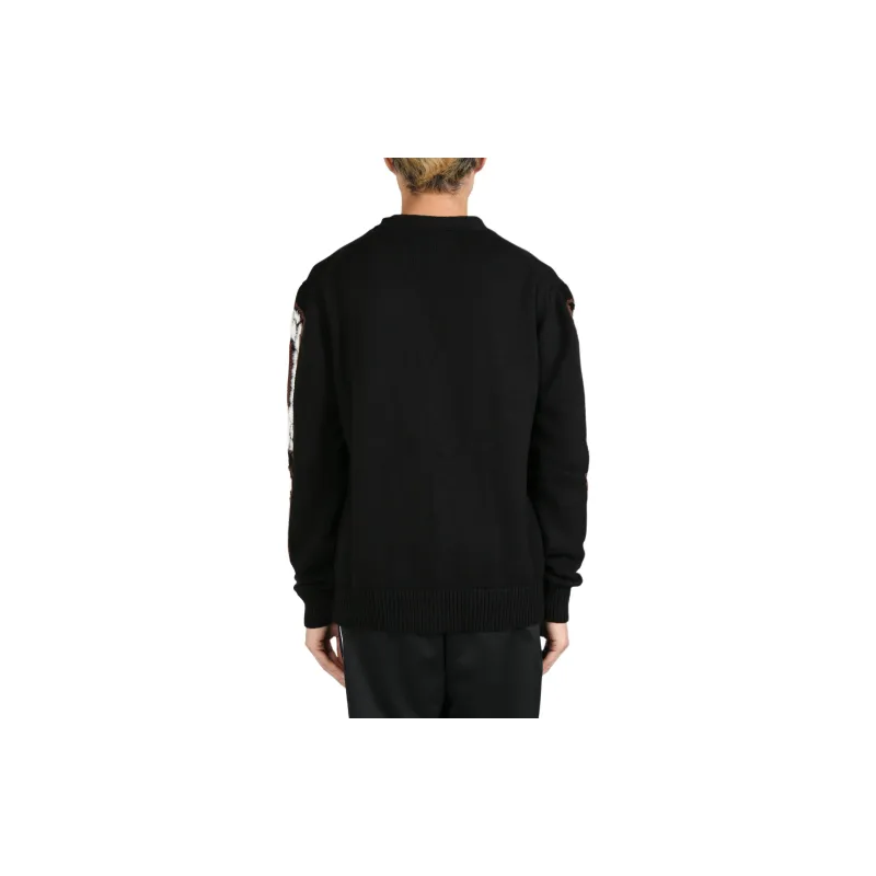 AMIRI Leopard Bones Cardigan-3