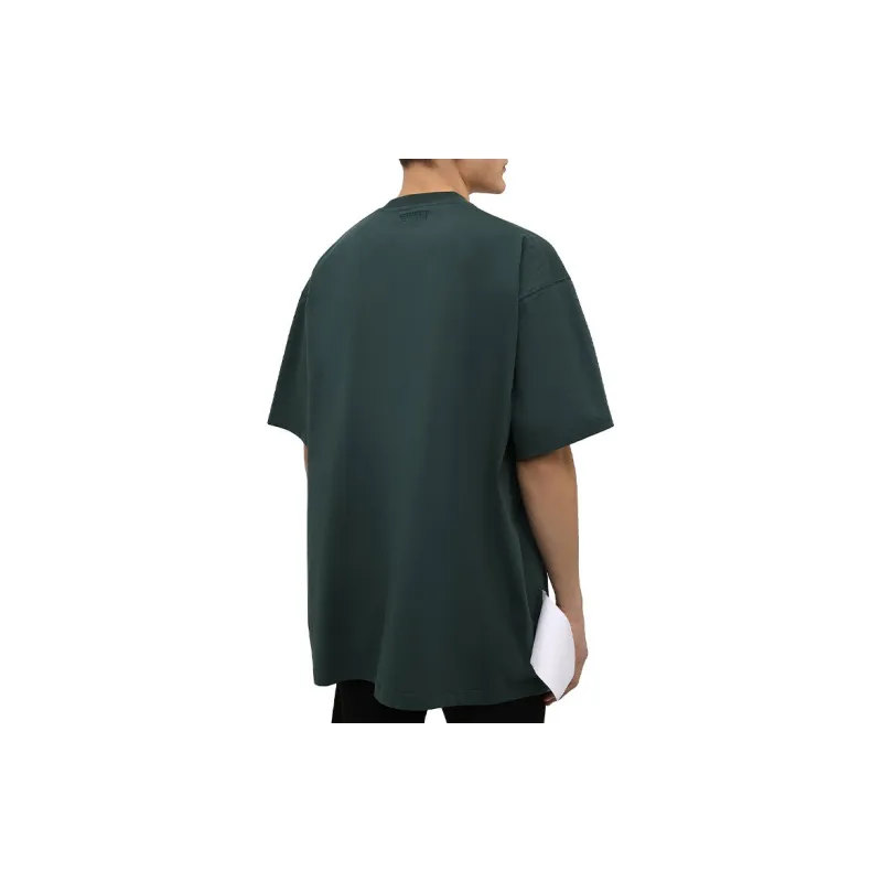 Vetements T-Shirts Men Green-2