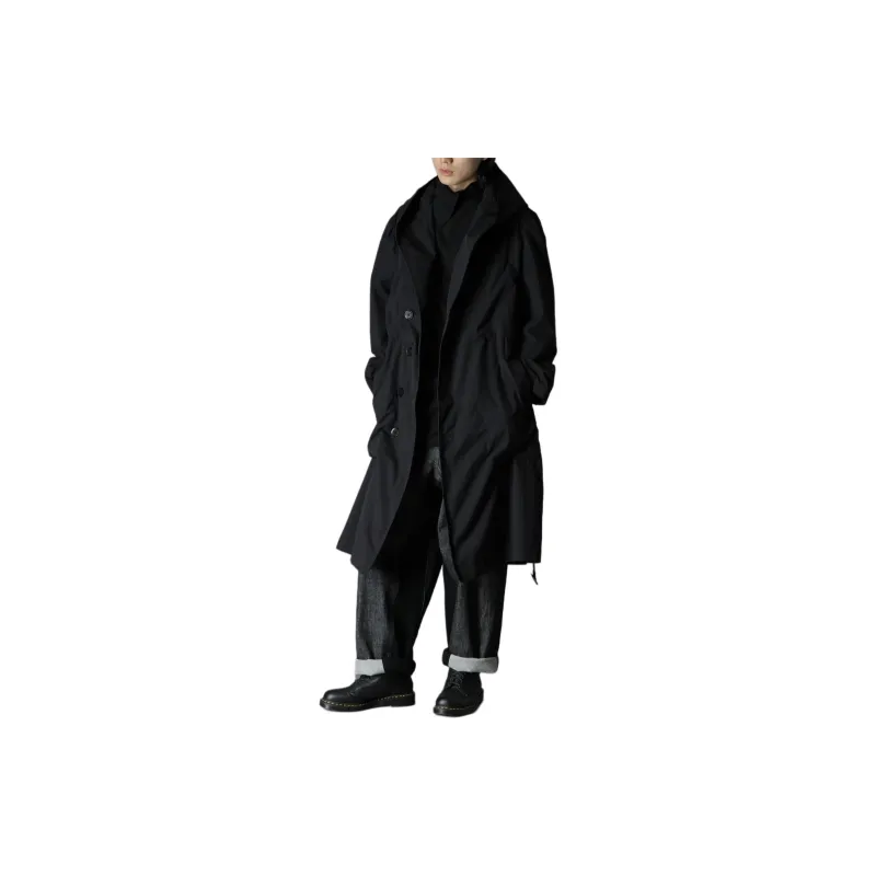 Yohji Yamamoto Ground Y FW24 Coats Unisex Black-7