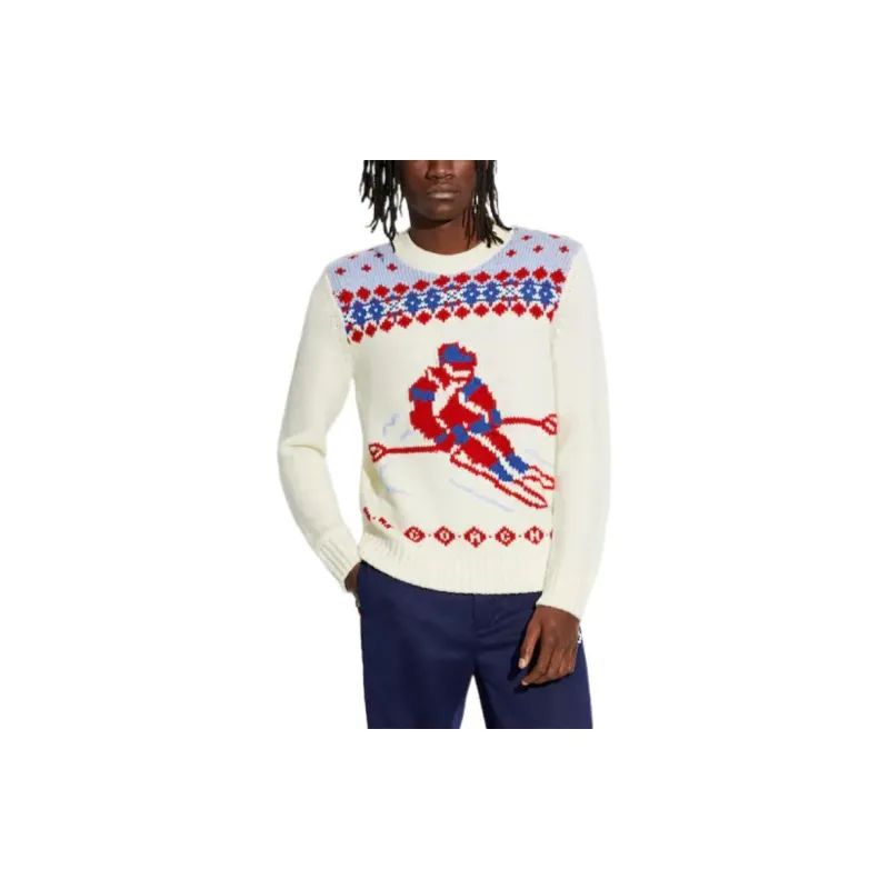 COACH Sweaters Men White-1