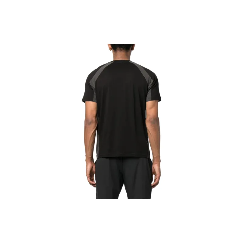 EMPORIO ARMANI EA7 Logo Print Crew Neck Short Sleeved T Shirt T Shirt Men's-3