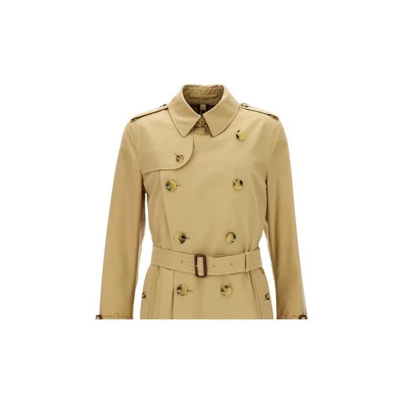 Burberry Heritage Kensington Double Breasted Belted Trench Coat-4